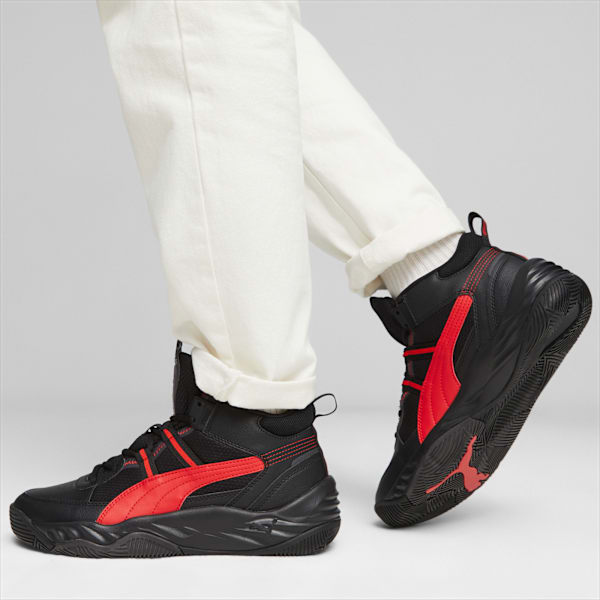Tenis deportivos PUMA Rebound Future NextGen, PUMA Black-For All Time Red-Dark Coal, large-MEX