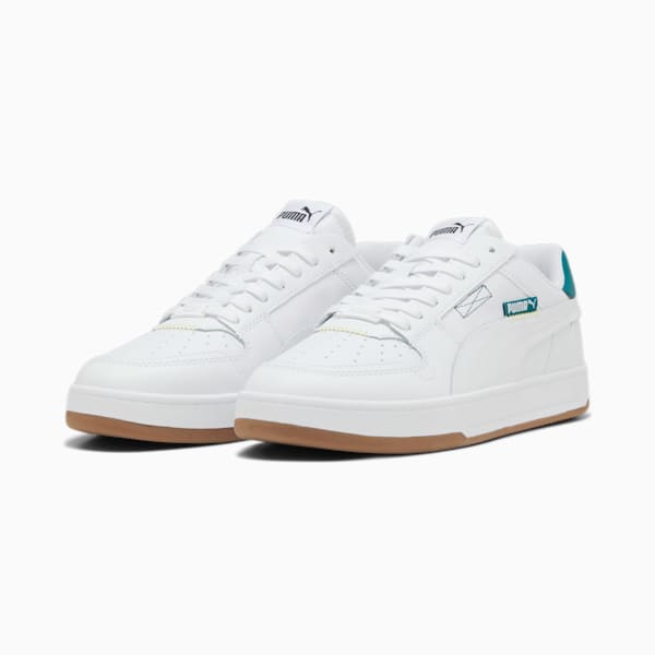 Caven 2.0 VTG Sneakers, PUMA White-Malachite-PUMA Black-Yellow Sizzle, large-ZAF