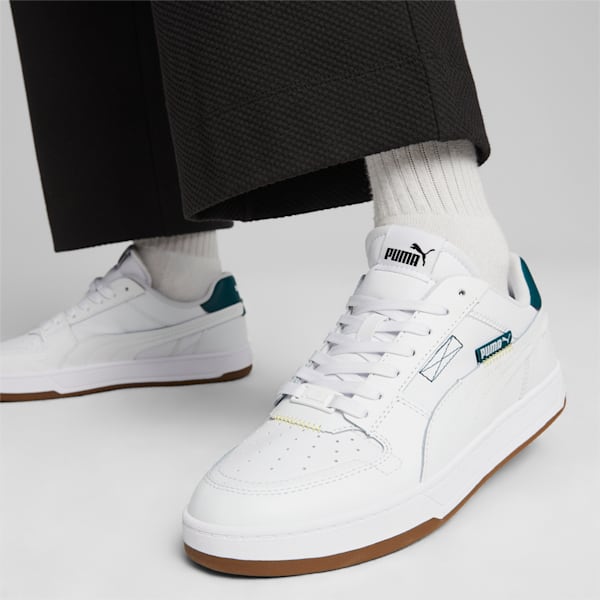 Caven 2.0 VTG Sneakers, PUMA White-Malachite-PUMA Black-Yellow Sizzle, large-ZAF
