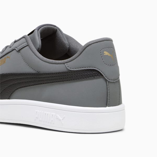 PUMA Smash 3.0 Buck Sneakers, Cool Dark Gray-PUMA Black-PUMA Gold-PUMA White, large-ZAF