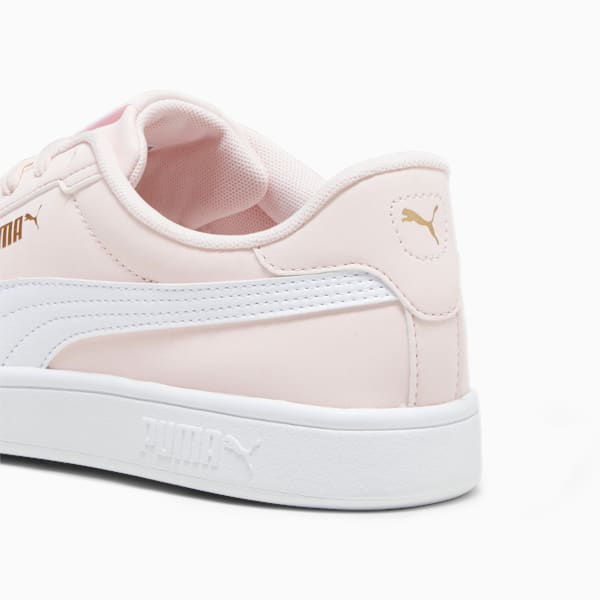 PUMA Smash 3.0 Buck Sneakers, Frosty Pink-PUMA White-PUMA Gold, large-ZAF