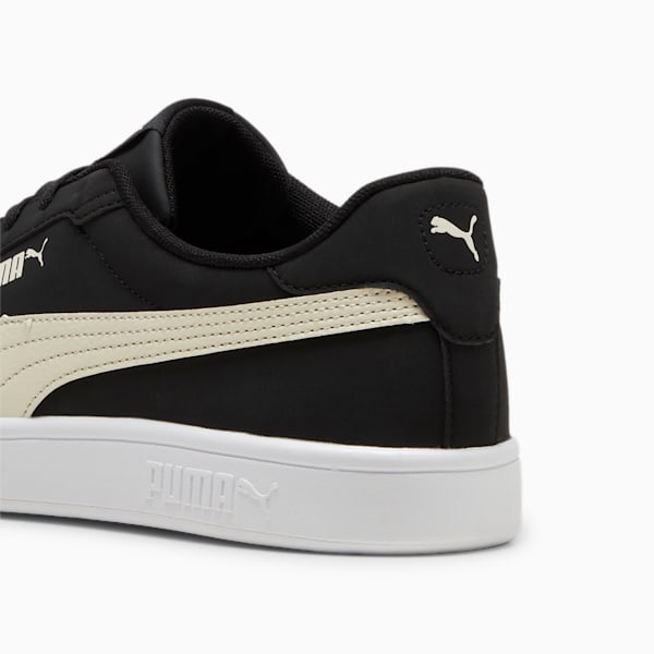 PUMA Smash 3.0 Buck Sneakers, PUMA Black-Alpine Snow-PUMA White, large-ZAF