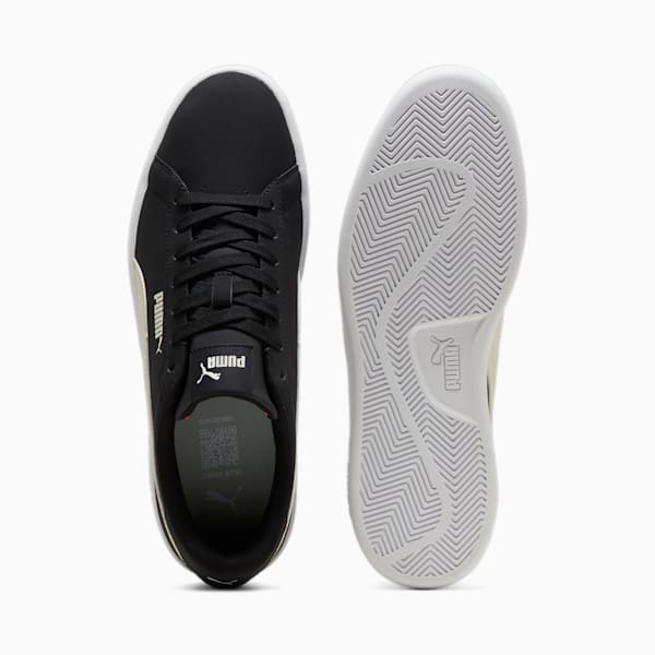 PUMA Smash 3.0 Buck Sneakers, PUMA Black-Alpine Snow-PUMA White, large-ZAF