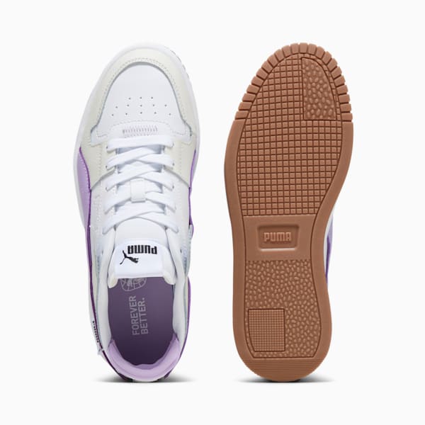 Carina Street VTG Women's Sneakers, PUMA White-Vivid Violet-Vapor Gray, large-ZAF