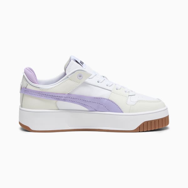 Carina Street VTG Women's Sneakers, PUMA White-Vivid Violet-Vapor Gray, large-ZAF