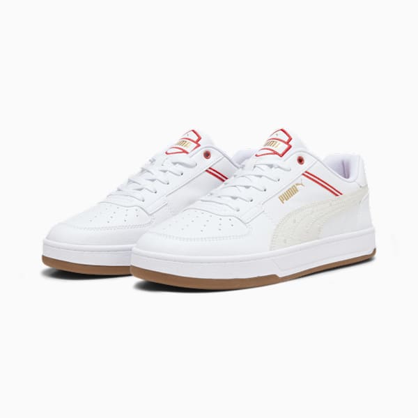 Tenis deportivos PUMA Caven 2.0 Retro Academia, PUMA White-Warm White-For All Time Red-Gold, large-MEX