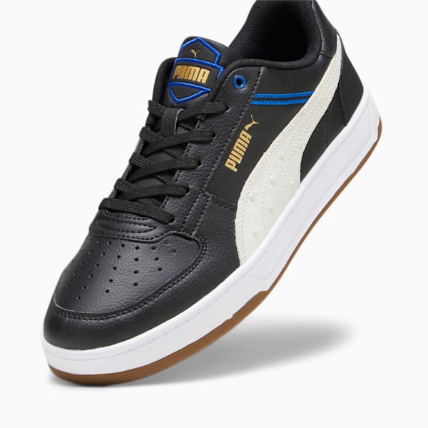 PUMA Caven 2.0 Retro Academia Sneakers, PUMA Black-Warm White-PUMA Team Royal-Gold-Gum, large-ZAF