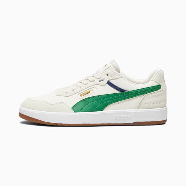 Court Ultra 75 Years Sneakers, Warm White-Archive Green, large-ZAF