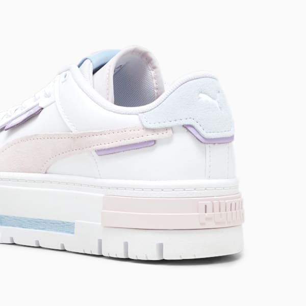 Mayze Crashed Women's Sneakers, PUMA White-Galaxy Pink, large-ZAF