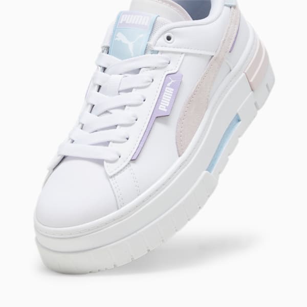 Zapatillas para mujer Mayze Crashed, PUMA White-Galaxy Pink, large-ARG