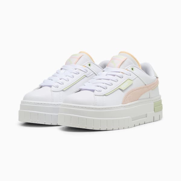 Tenis deportivos Mayze Crashed para mujer, PUMA White-Rosebay, large-MEX