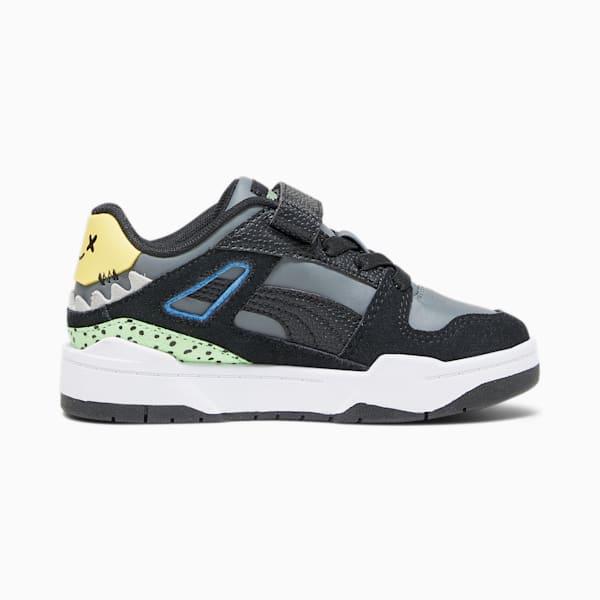 Slipstream Mix Match Kids' Sneakers, Cool Dark Gray-PUMA Black-Flaxen, large-ZAF