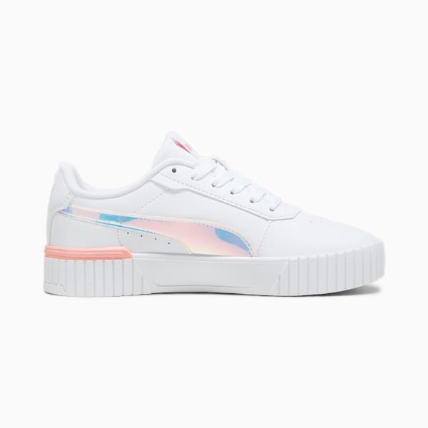 Carina 2.0 Crystal Wings Youth Sneakers, PUMA White-Peach Smoothie-PUMA Black, large-ZAF