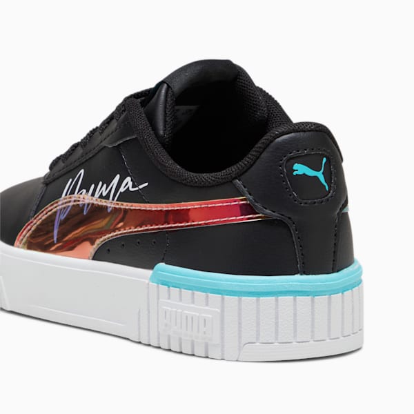 Carina 2.0 Crystal Wing Kids' Sneakers, PUMA Black-Team Aqua-PUMA White, large-ZAF