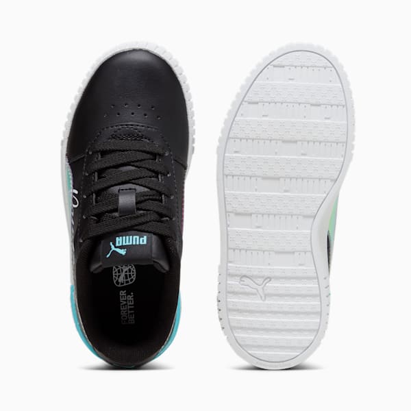 Carina 2.0 Crystal Wing Kids' Sneakers, PUMA Black-Team Aqua-PUMA White, large-ZAF