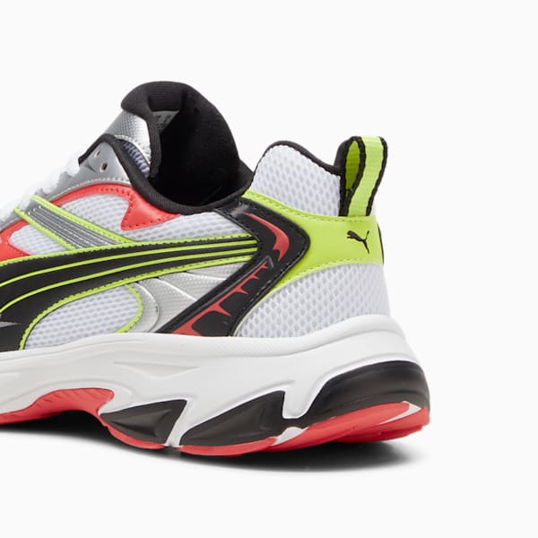 PUMA Morphic Sneakers, PUMA White-Active Red-PUMA Black, large-ZAF