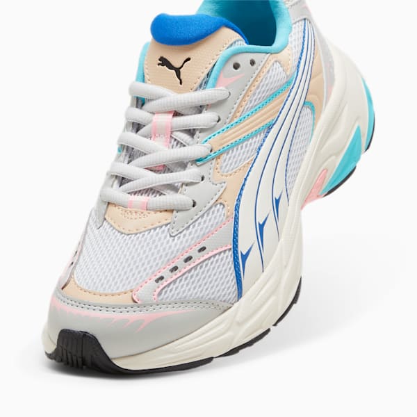 Zapatillas PUMA Morphic, Feather Gray-Team Aqua-Frosted Ivory, large-ARG