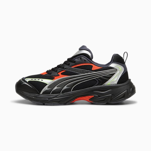 PUMA Morphic Sneakers, PUMA Black-Redmazing, large-ZAF