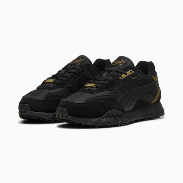 Blktop Rider Sneakers, PUMA Black-Wild Willow, large-ZAF