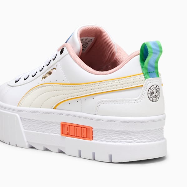 Mayze "Women on the Ball" Women's Sneakers, PUMA White, large-ZAF