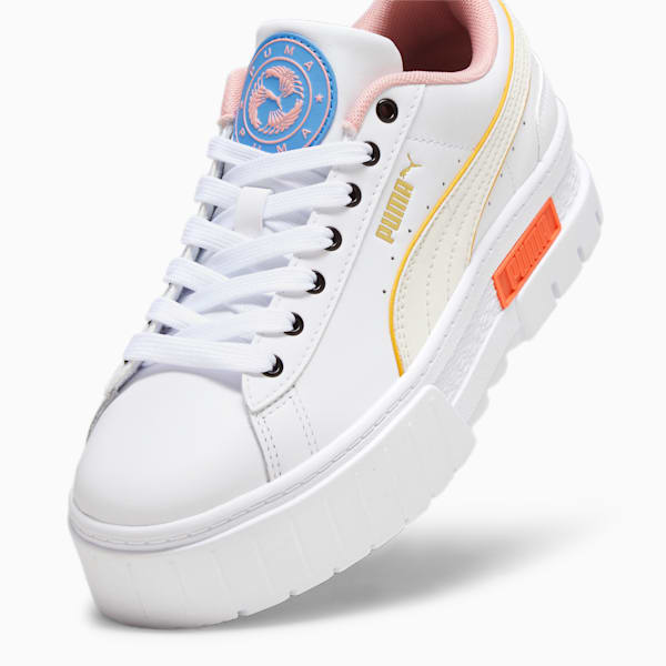 Mayze "Women on the Ball" Women's Sneakers, PUMA White, large-ZAF