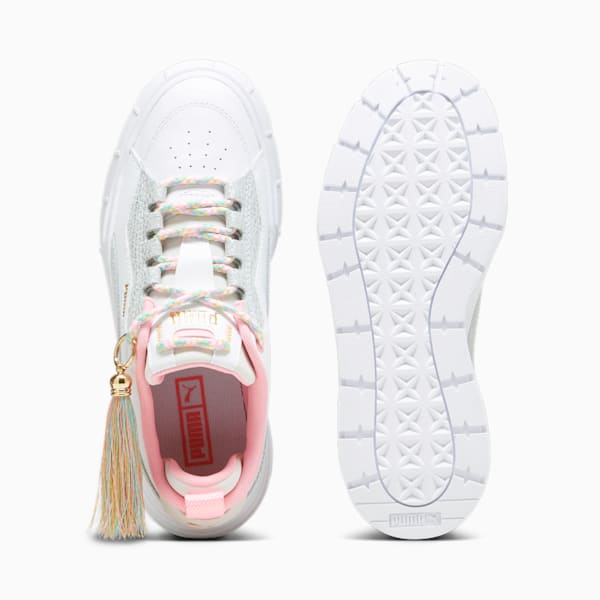 Mayze Stack Fashion Women's Sneakers, PUMA White, large-ZAF