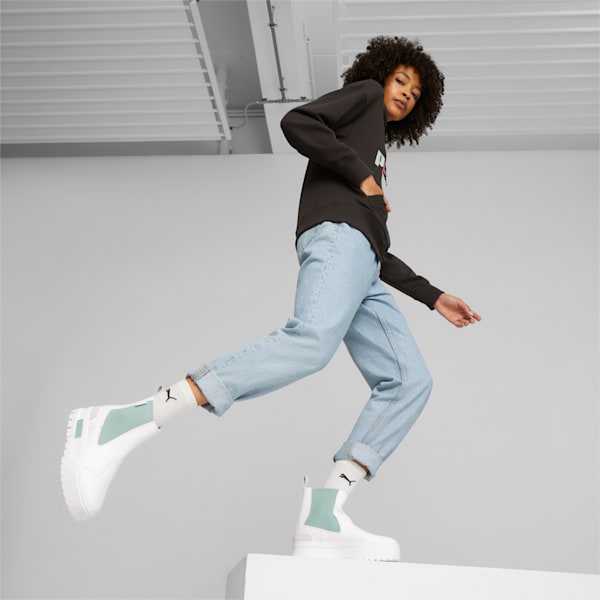 Mayze Chelsea Luxe Sneakers Women, PUMA White, large-ZAF