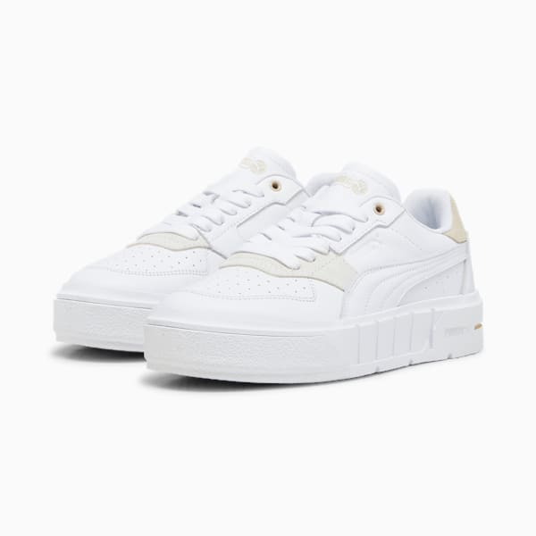 Cali Court Match Sneakers Women, PUMA White-Granola, large-ZAF