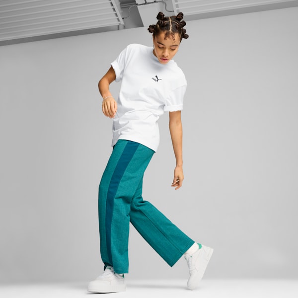Cali Court Match Sneakers Women, PUMA White-Jade Frost, large-ZAF