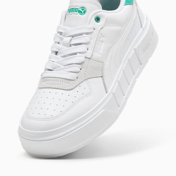 Cali Court Match Sneakers Women, PUMA White-Jade Frost, large-ZAF