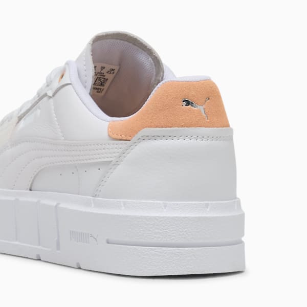 Cali Court Match Sneakers Women, PUMA White-Almost Apricot, large-ZAF