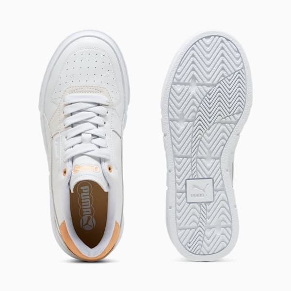 Cali Court Match Sneakers Women, PUMA White-Almost Apricot, large-ZAF