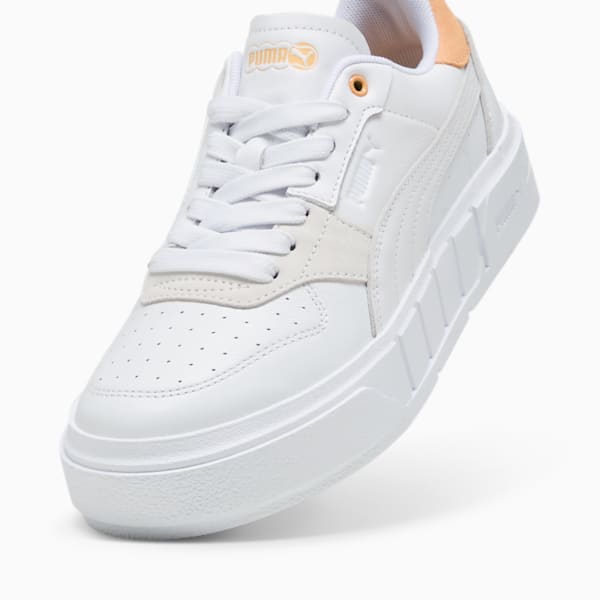 Cali Court Match Sneakers Women, PUMA White-Almost Apricot, large-ZAF