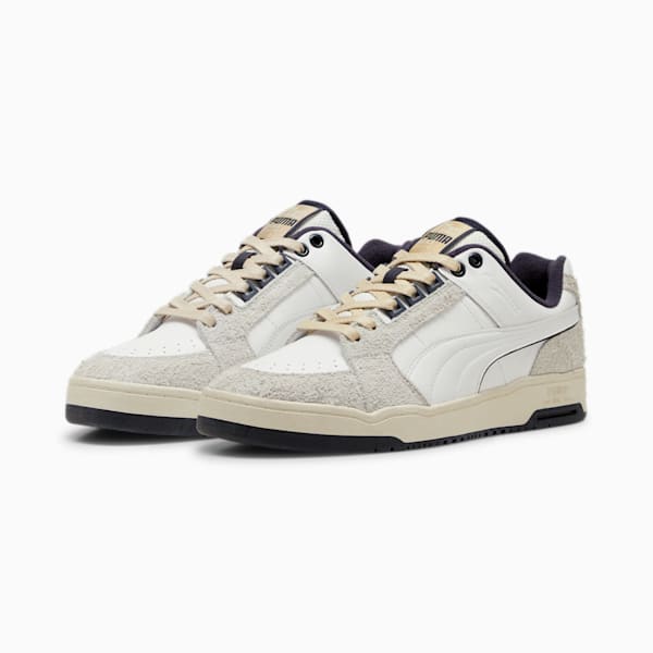 MMQ Service Line Slipstream Lo Sneakers, PUMA White-New Navy, large-ZAF