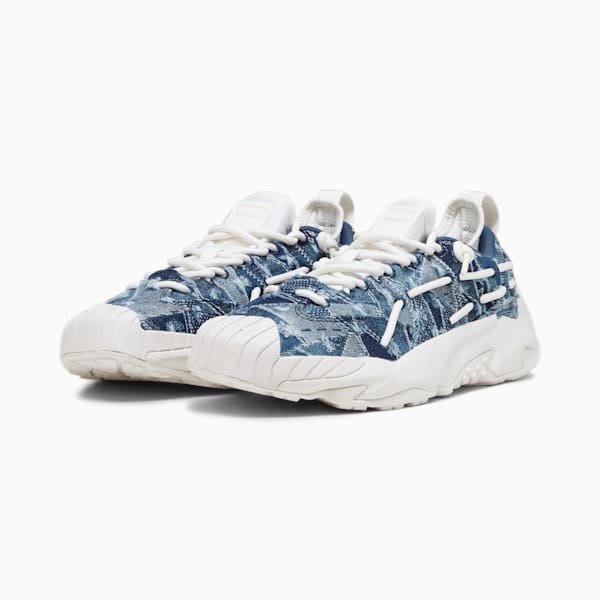 Plexus Tateless Tastemaker Sneakers, Strong Blue-Frosted Ivory, large-ZAF