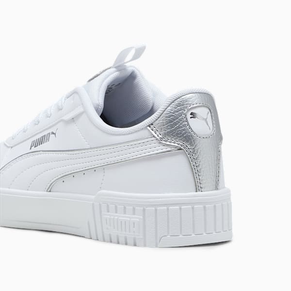 Tenis Carina 2.0 Pop Up Metallics Mujer, PUMA White-Matte Silver-PUMA Silver, large-MEX