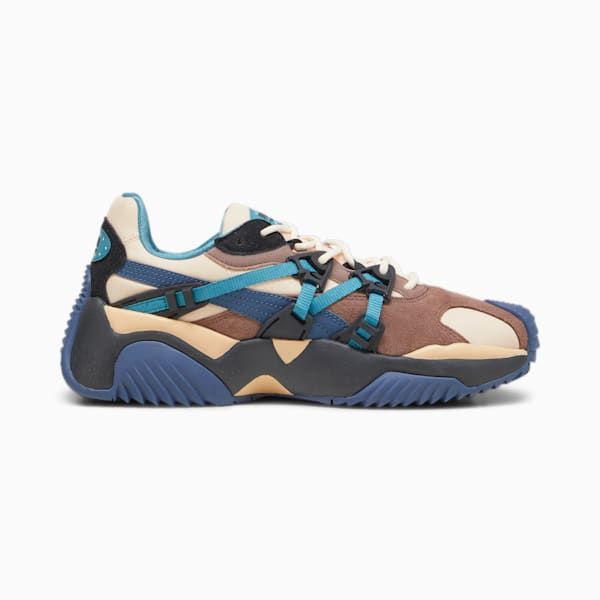 Voltaire Hike Sneakers, Cashew-Bold Blue, large-ZAF