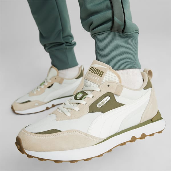 Rider FV Base Sneakers, Warm White-Olive Drab, large-ZAF