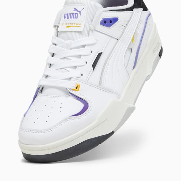 Slipstream Bball Sneakers, PUMA White-PUMA Black, large-ZAF