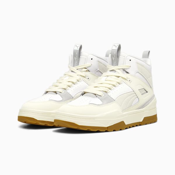 Slipstream Hi Xtreme Sneakers, PUMA White-Warm White-Cool Light Gray, large-ZAF