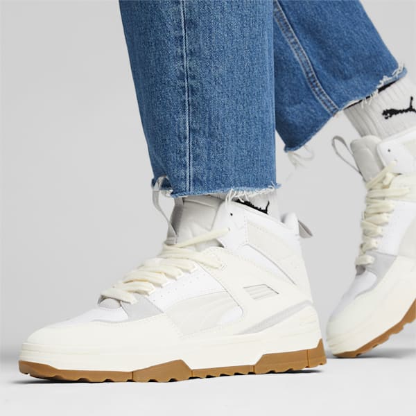 Slipstream Hi Xtreme Sneakers, PUMA White-Warm White-Cool Light Gray, large-ZAF