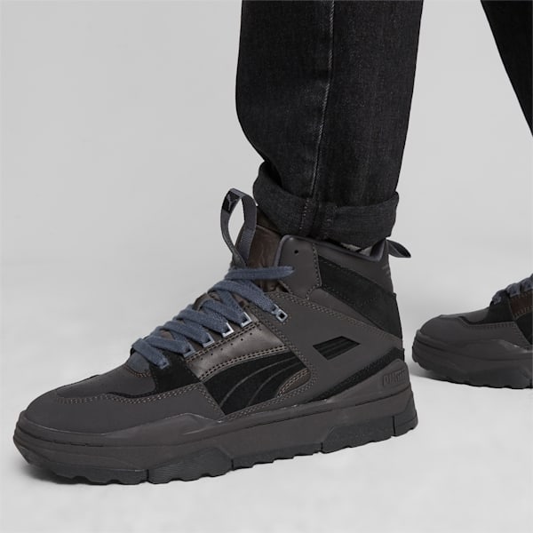 Slipstream Hi Xtreme Sneakers, Flat Dark Gray-PUMA Black-Strong Gray, large-ZAF