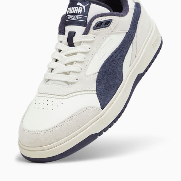 PUMA Doublecourt PRM, Warm White-New Navy, large-ZAF