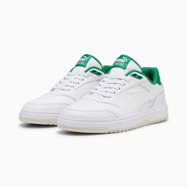 PUMA Doublecourt Sneakers Unisex, PUMA White-Archive Green, large-ZAF