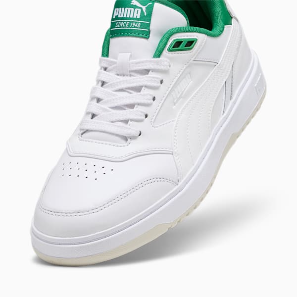PUMA Doublecourt Sneakers Unisex, PUMA White-Archive Green, large-ZAF