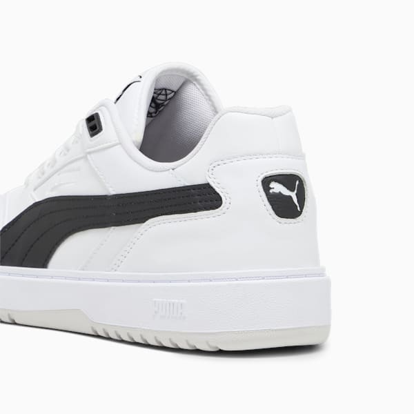PUMA Doublecourt Sneakers Unisex, PUMA White-Sedate Gray, large-ZAF