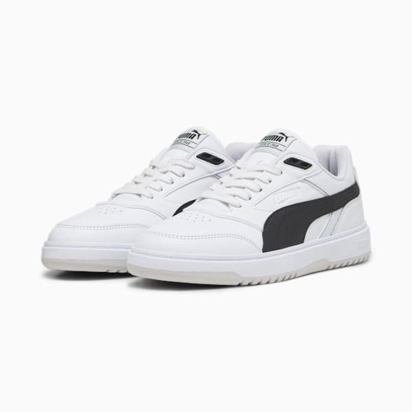 PUMA Doublecourt Sneakers Unisex, PUMA White-Sedate Gray, large-ZAF