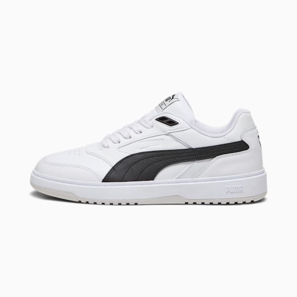 PUMA Doublecourt Sneakers Unisex, PUMA White-Sedate Gray, large-ZAF