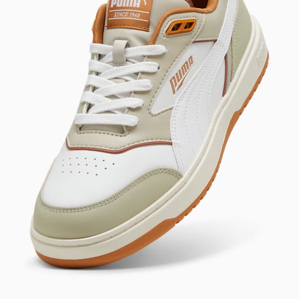 PUMA Doublecourt Sneakers Unisex, PUMA White-Desert Dust, large-ZAF