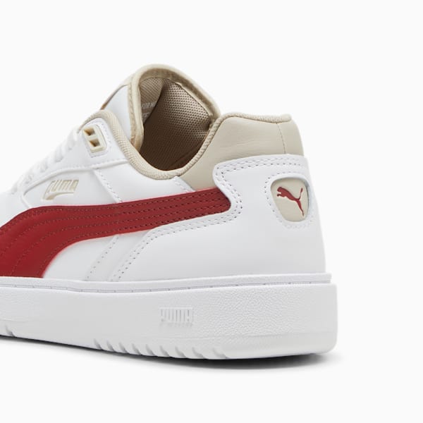 PUMA Doublecourt Sneakers Unisex, PUMA White-Intense Red, large-ZAF